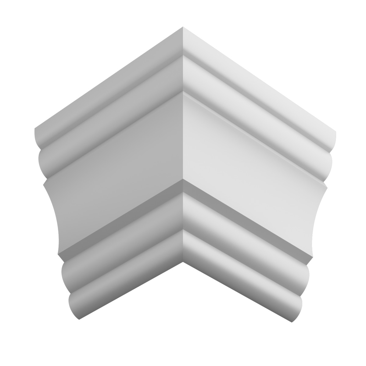 Потолочный плинтус под покраску Ultrawood CR 0022 i 2000×62×170